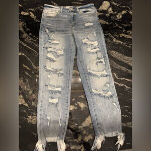 KanCan Distressed Denim Skinny Jeans